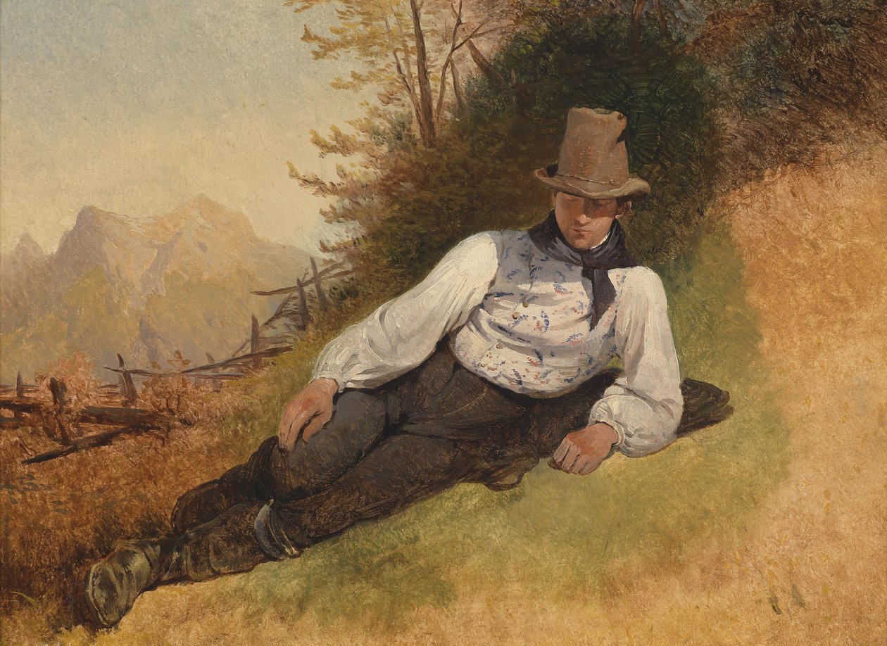 Bauernbursche tekijältä Friedrich Gauermann