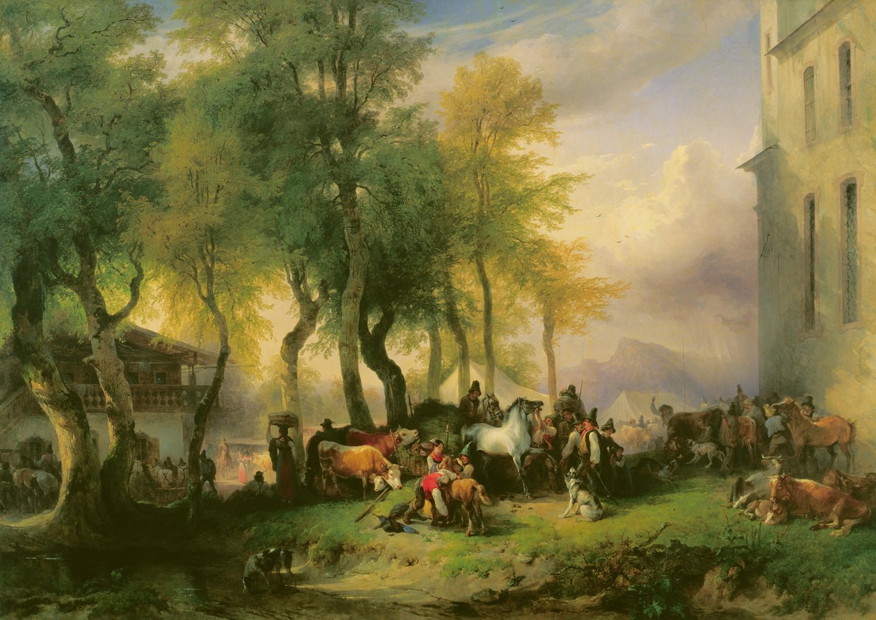 Karjatori Maria Plainilla, 1837 tekijältä Friedrich Gauermann