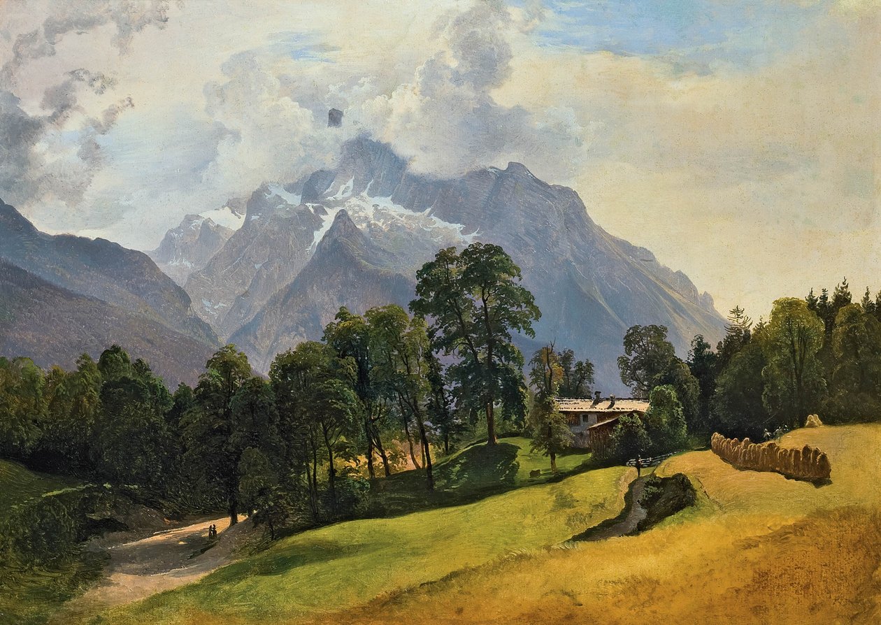 Der hohe Steinberg bei Berchtesgaden tekijältä Friedrich Gauermann
