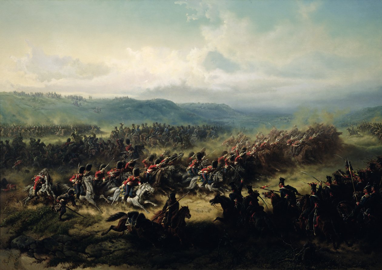 Light Prikaatin johto, 25. lokakuuta 1854 tekijältä Friedrich Kaiser