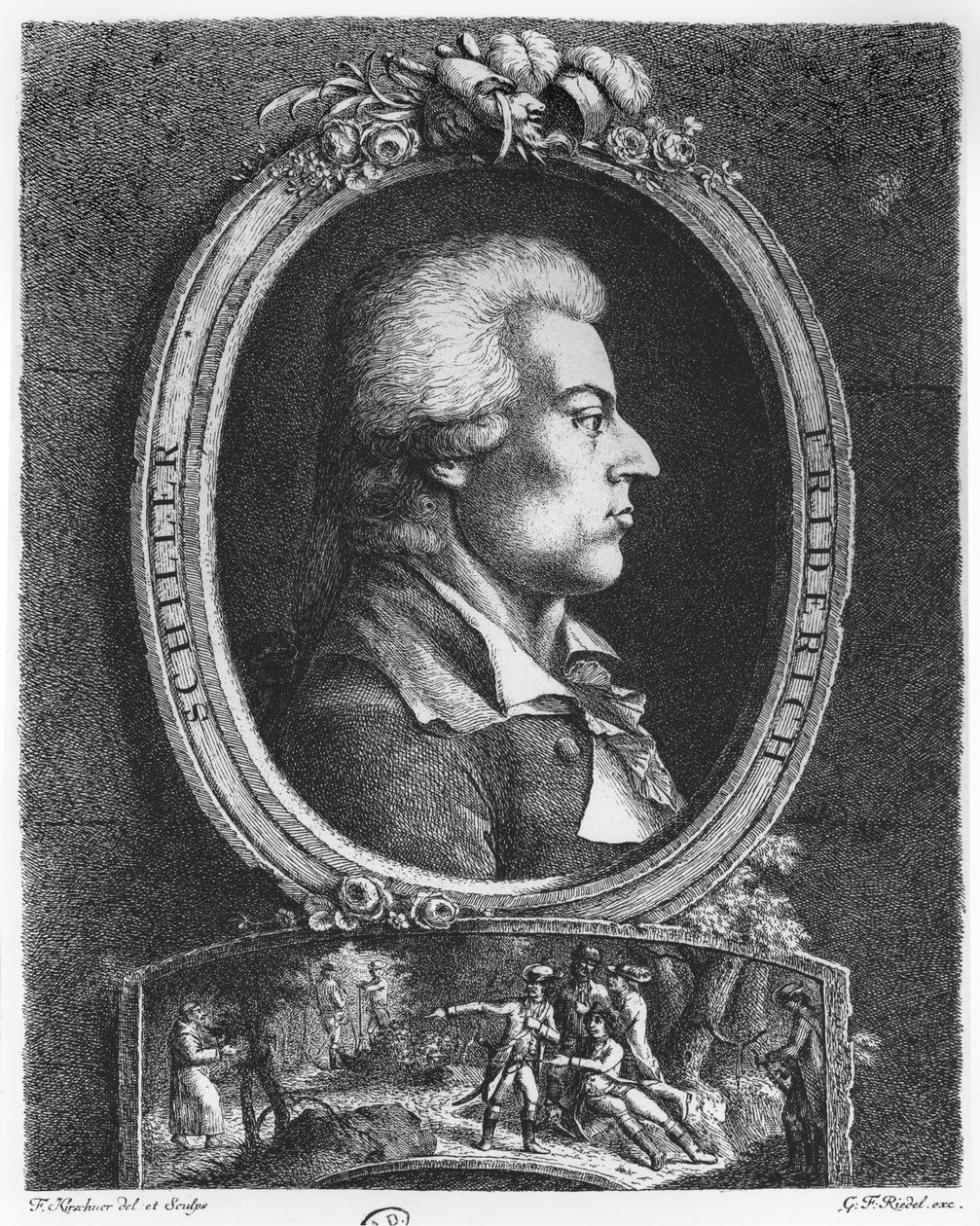Friedrich Schiller (1759-1805) tekijältä Friedrich Kirschner