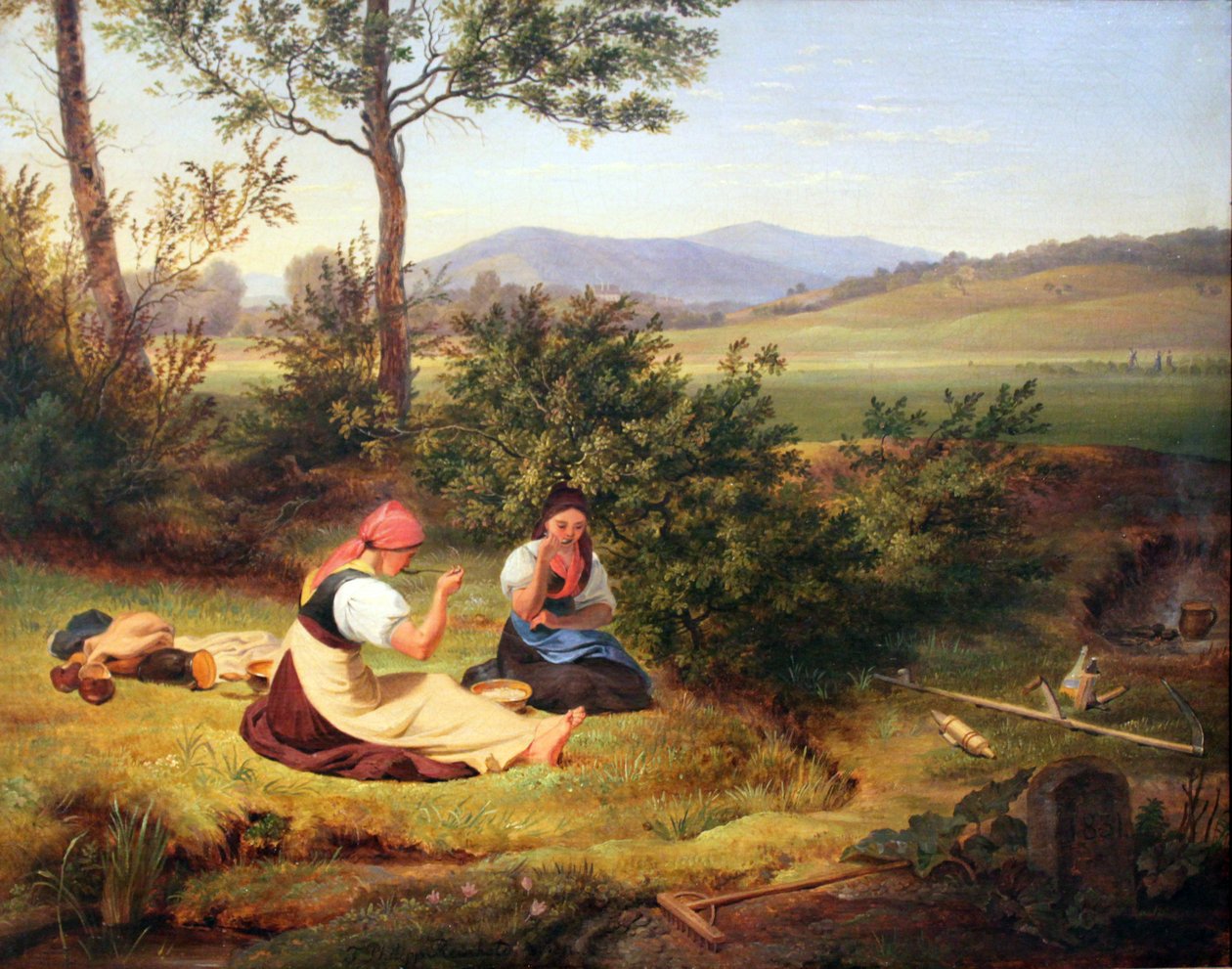 Mittagsrast (Salzburger Landschaft) tekijältä Friedrich Philipp Reinhold