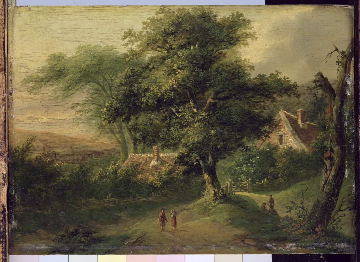Maisema, 1827 tekijältä Friedrich Rosenberg