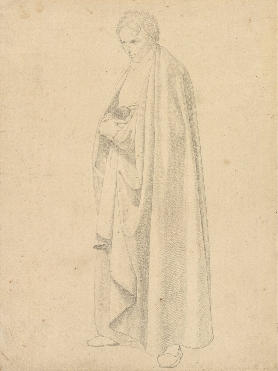 Joseph Wintergerst lattiapituisessa takissa tekijältä Friedrich Wilhelm von Schadow