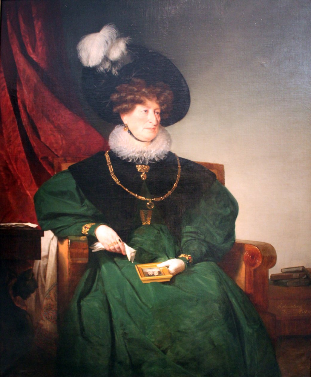 Bildnis der Freifrau Cecilie von Eskeles, geb. Itzig Wienissä tekijältä Friedrich von Amerling