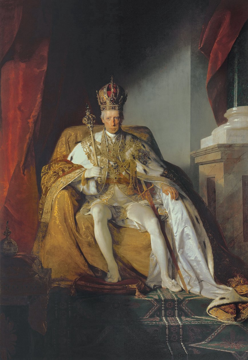 Itävallan keisari Francis II (1768-1835) 1832 tekijältä Friedrich von Amerling