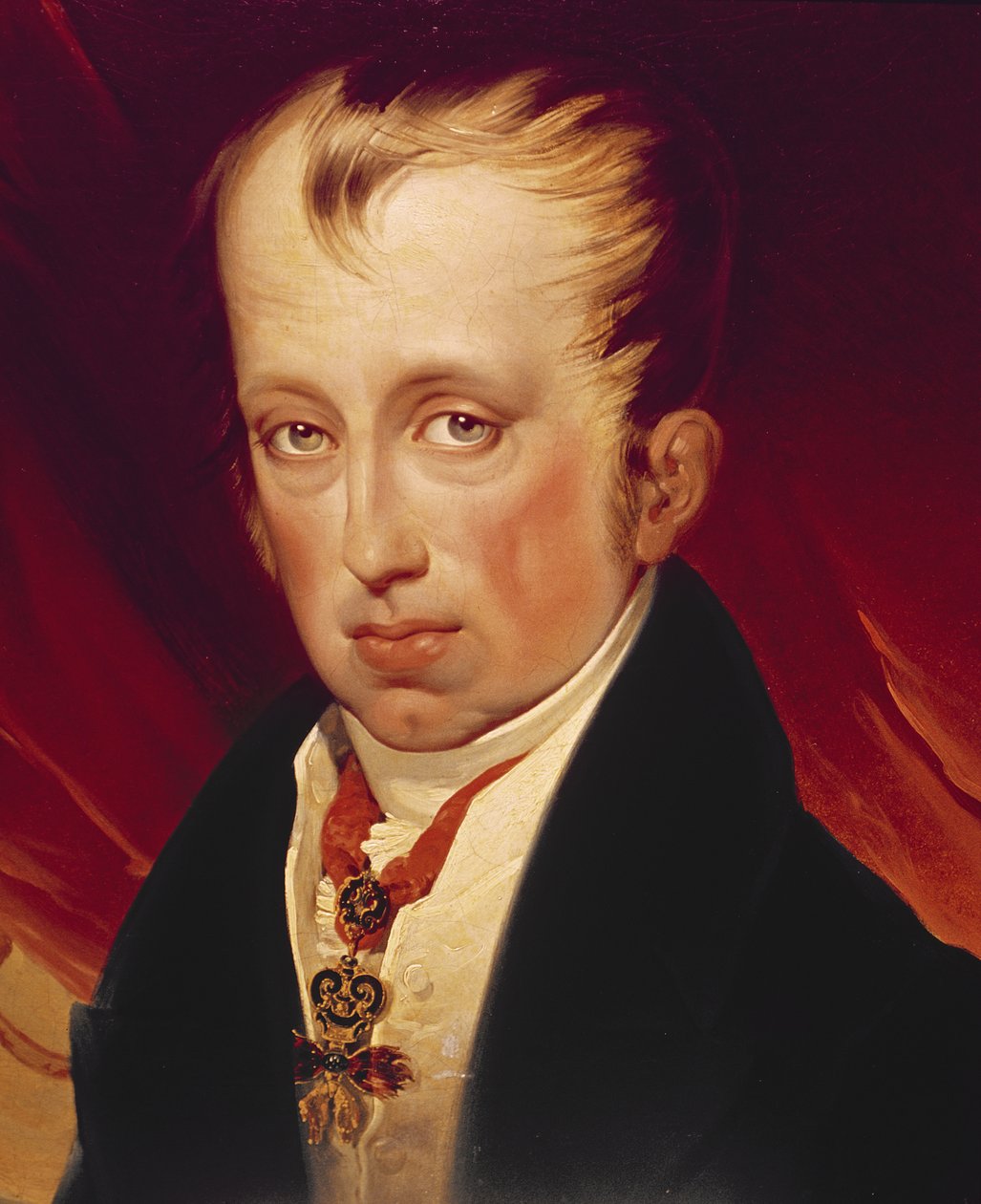 Itävallan keisarin (1835-48) Ferdinand I:n muotokuva 1800-luvulta tekijältä Friedrich von Amerling