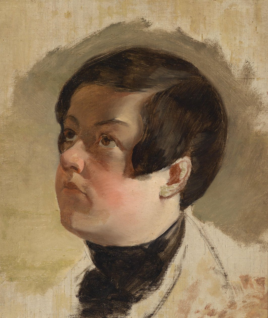 Studie zu einem Knabenkopf tekijältä Friedrich von Amerling