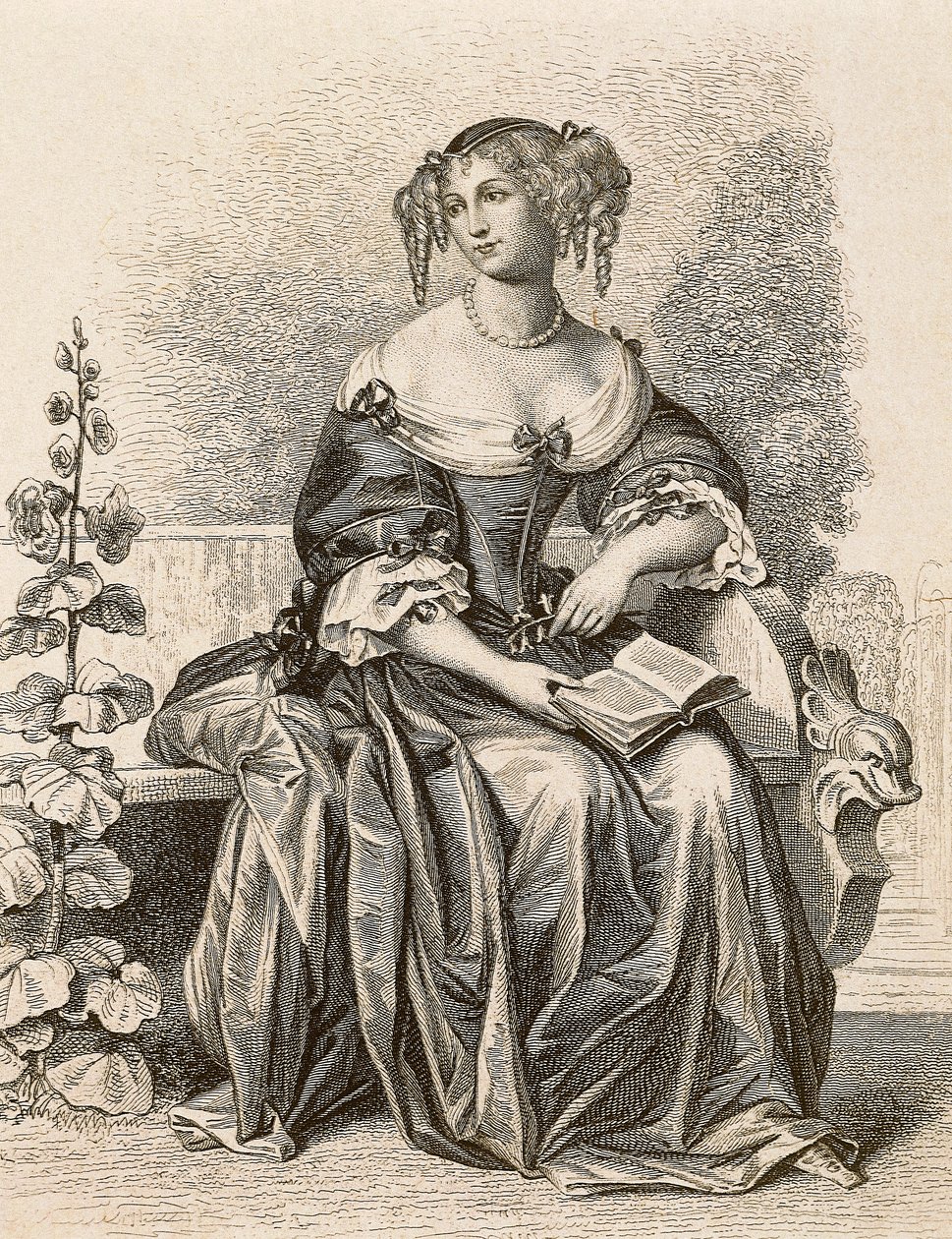 Madame de Sevignen muotokuva tekijältä Friedrich (after) Bouterwek
