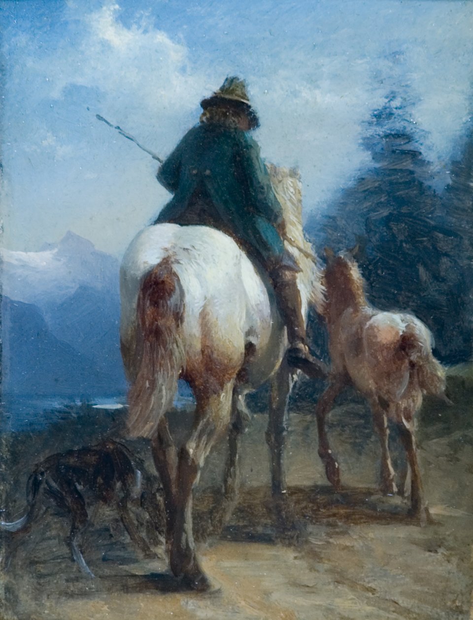 paluu kotiin tekijältä Friedrich August Mathias Gauermann