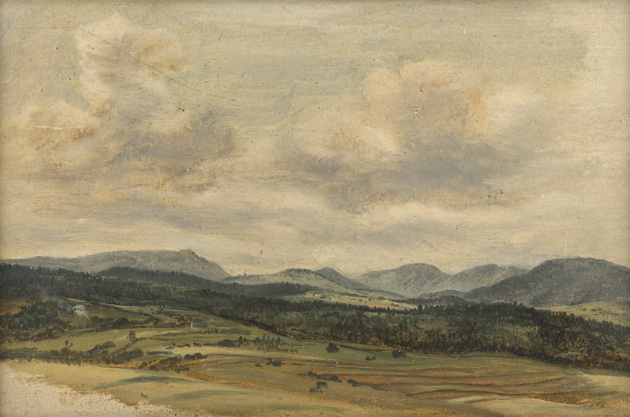 Prealps-panoraama tekijältä Friedrich August Mathias Gauermann