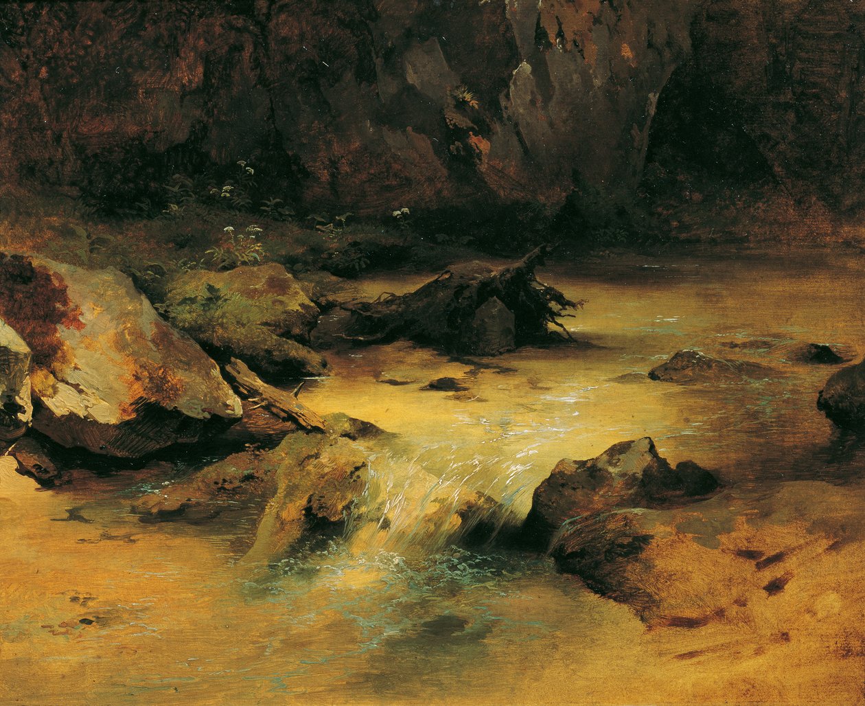 Wildbach tekijältä Friedrich August Mathias Gauermann