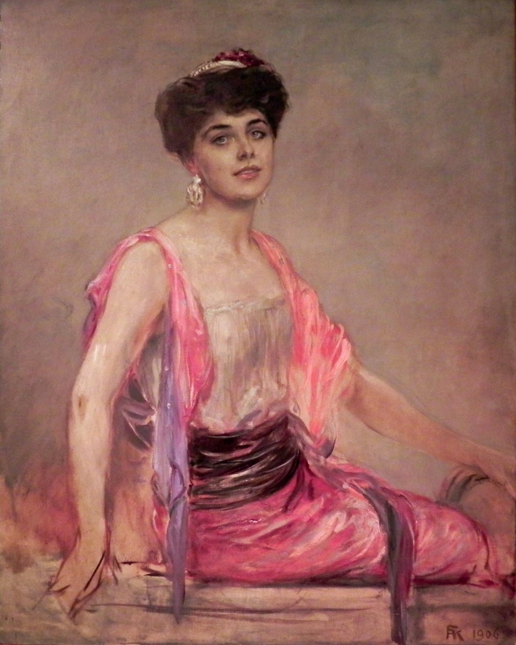 Kaulbach Geraldine Farrar tekijältä Friedrich August von Kaulbach