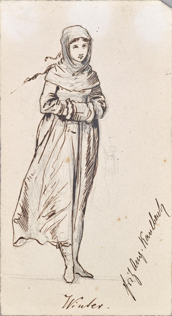 Talven personifikaatio tekijältä Friedrich August von Kaulbach