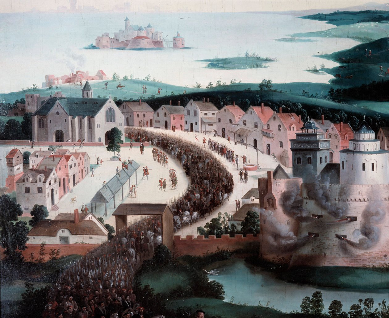 Francois I:n ja Henri VIII:n haastattelu camp du cloth d