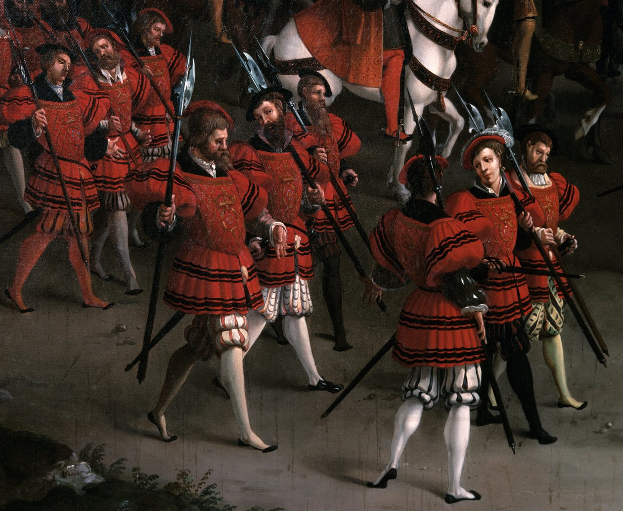 Francois I:n ja Henry VIII:n haastattelu Kultaisen arkin leirillä 7. kesäkuuta tekijältä Friedrich Bouterwek