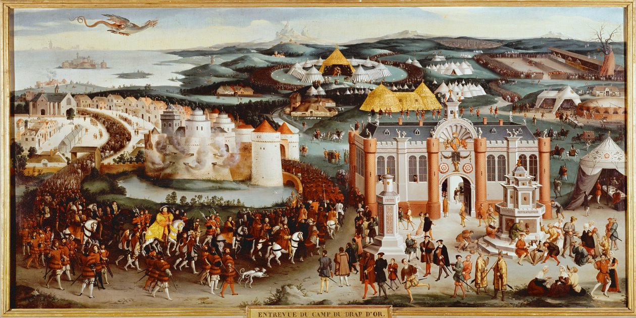 Ranskan Frans I:n ja Englannin Henrik VIII:n tapaaminen Camp du Drap d