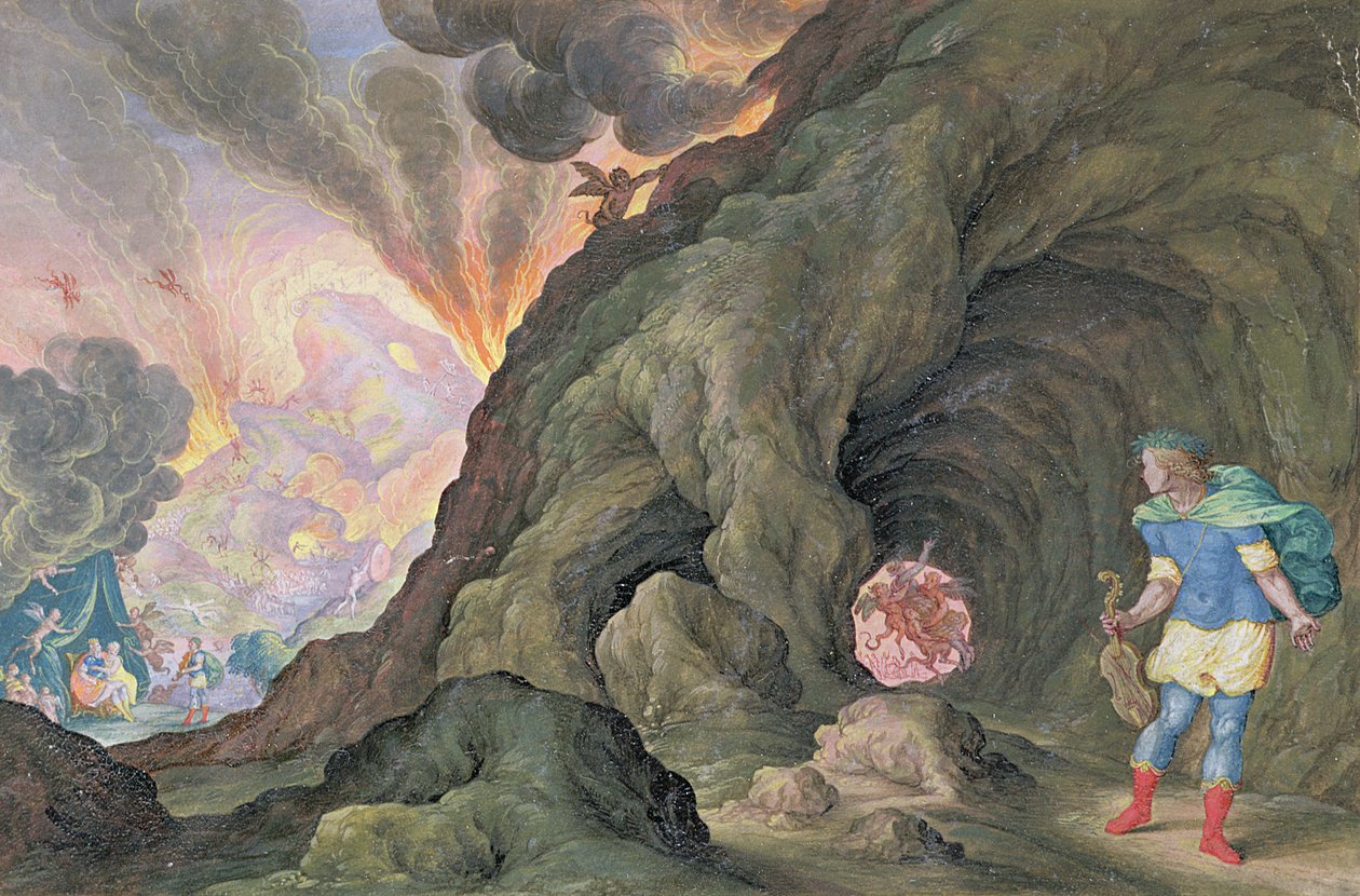 Orpheus Hadesissa, 1643 tekijältä Friedrich Brentel