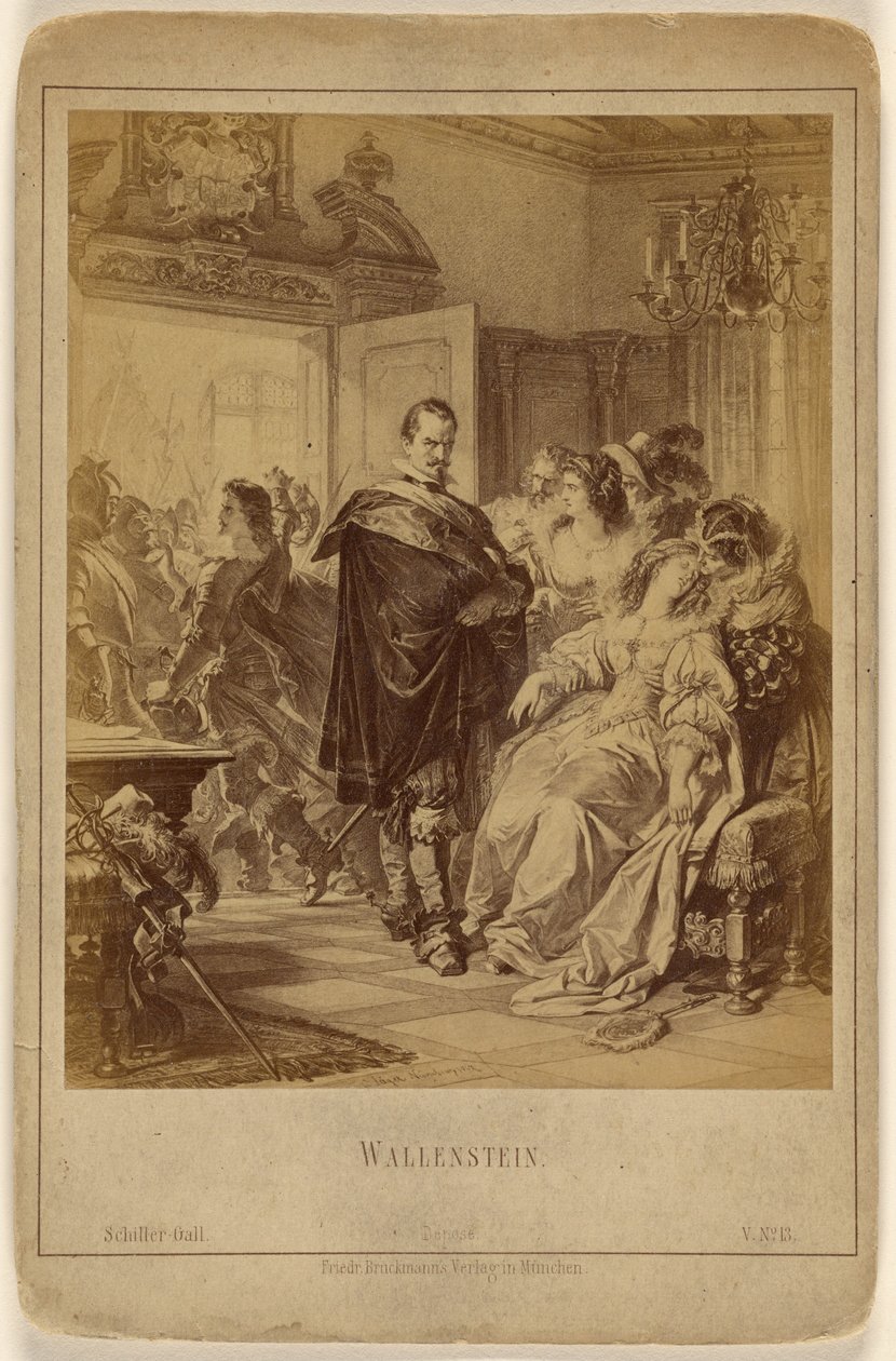Wallenstein [C. Jaegerin maalaus, Nürnberg, 1867]. tekijältä Friedrich Bruckmann