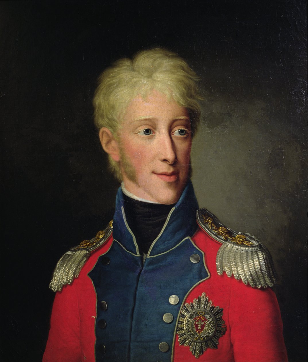 Frederick VI, Tanska, n. 1810 (öljy aluksella) tekijältä Friedrich Carl Groger