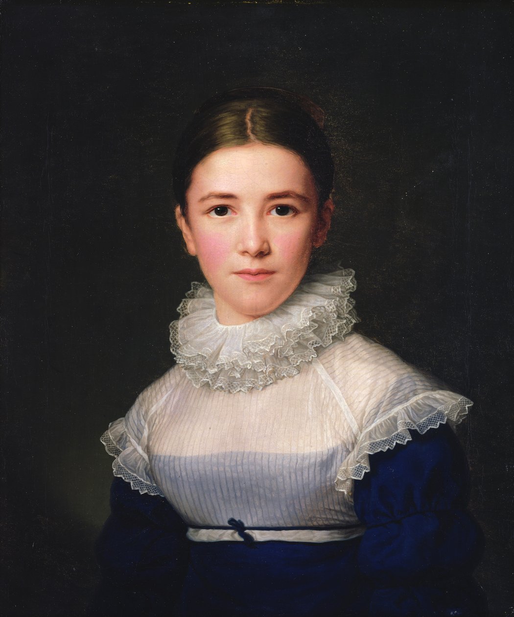 Taiteilijan kasvattitytär Lina Grogerin dortrait, 1815 tekijältä Friedrich Carl Groger