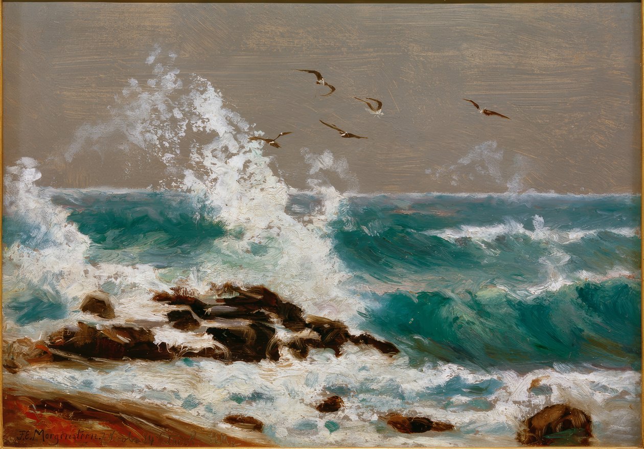 Surffaa itätuulen kanssa Arranilla tekijältä Friedrich Ernst Morgenstern