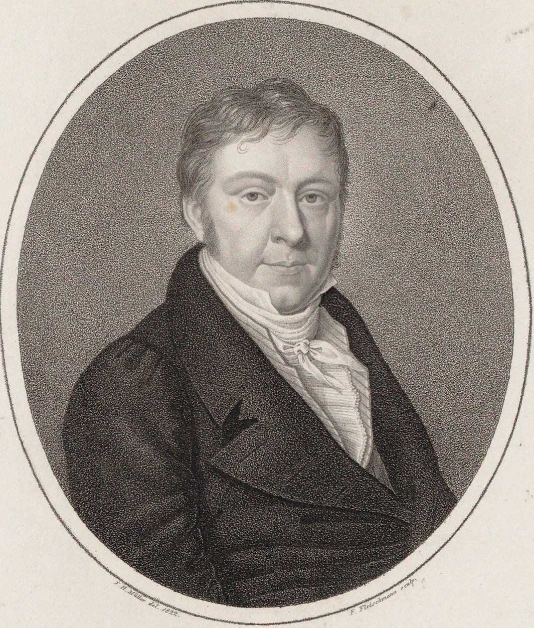 Johann Nepomuk Hummelin muotokuva 1778-1837. tekijältä Friedrich Fleischmann