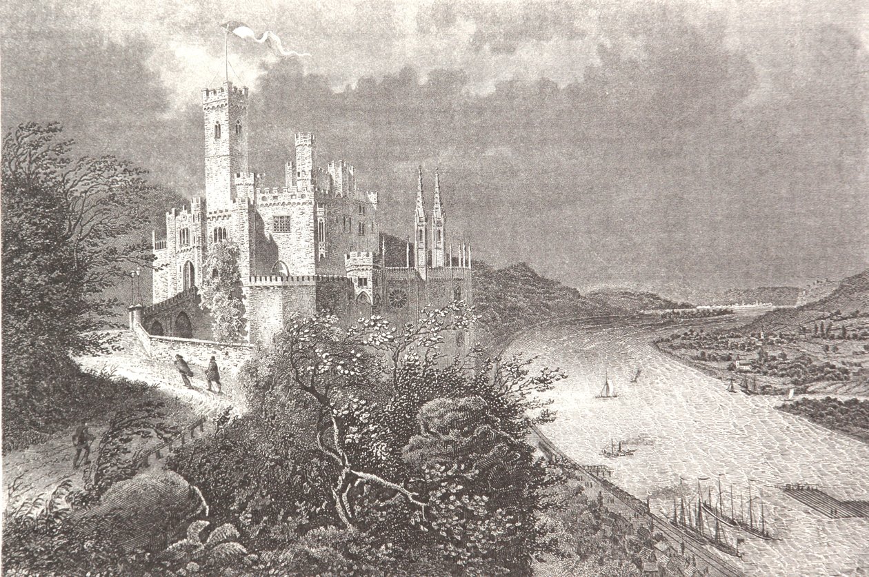Schloss Stolzenfels tekijältä Friedrich Foltz