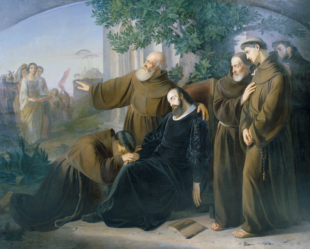 Der Tod Torquato Tassos tekijältä Friedrich Friedländer Ritter von Malheim