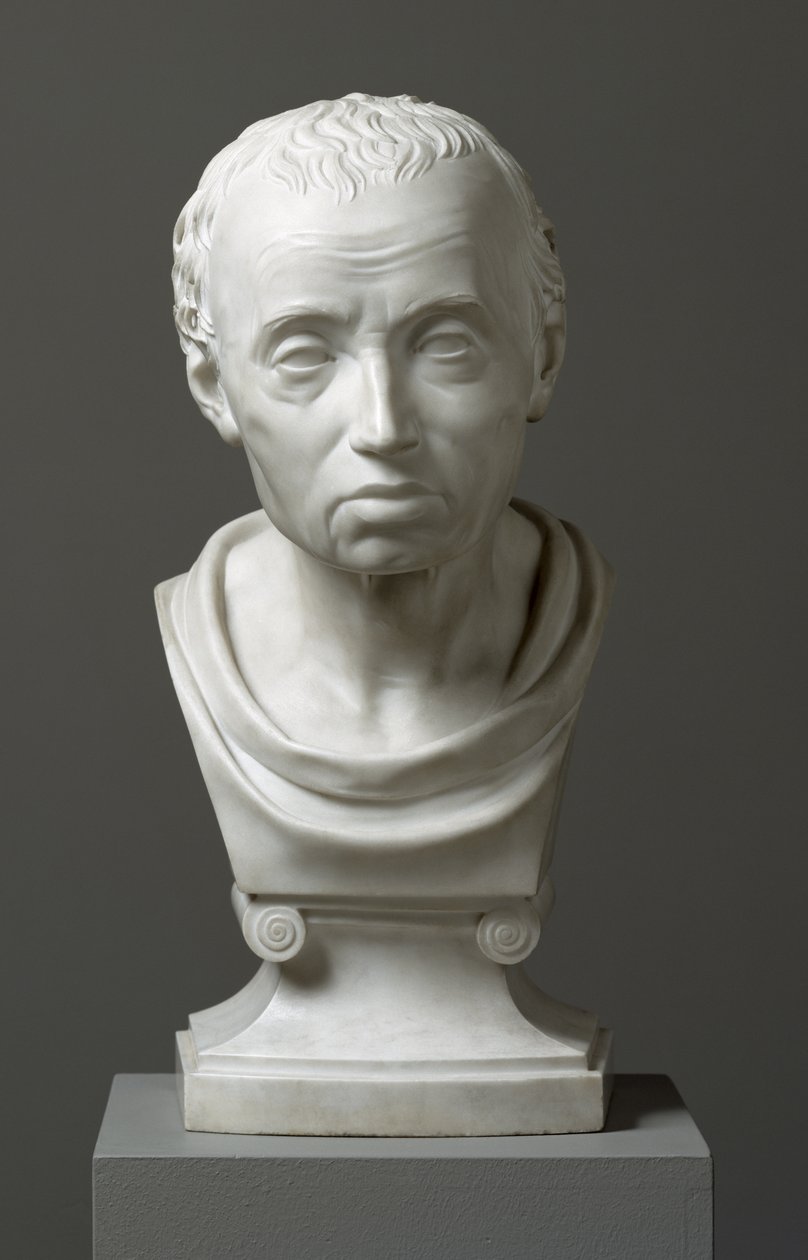 Immanuel Kantin (1724-1804) muotokuva, 1801 (marmori) tekijältä Friedrich Hagemann