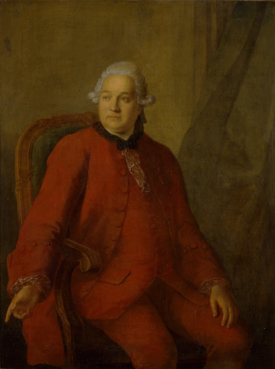 Jakov Aleksejevitš Shubskyn muotokuva, 1765 tekijältä Friedrich Hartmann Barisien