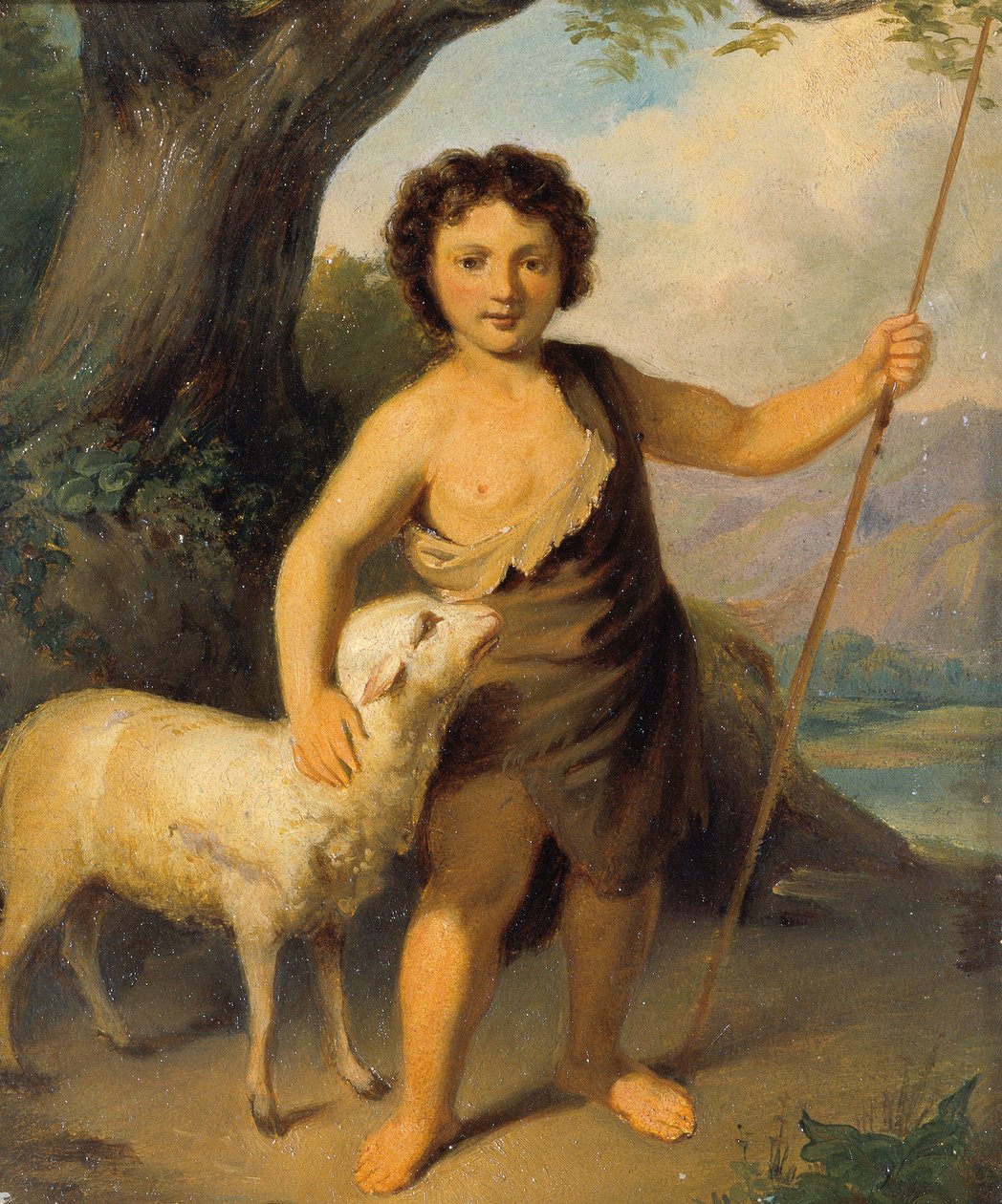 Johannes Kastaja lapsena tekijältä Friedrich Hasslwander