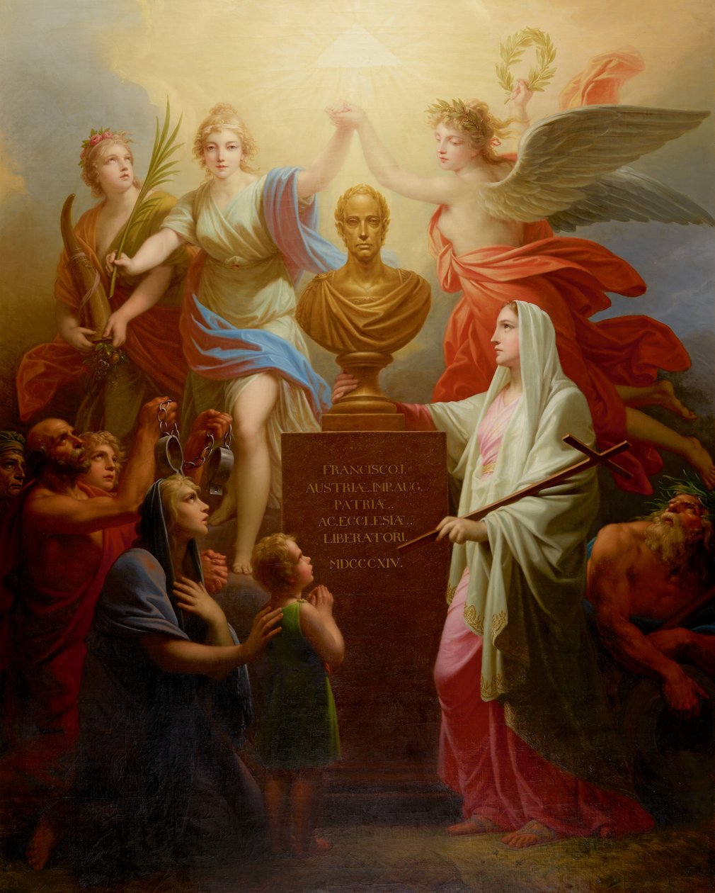 Allegoria rauhan siunauksista tekijältä Friedrich Heinrich Fuger