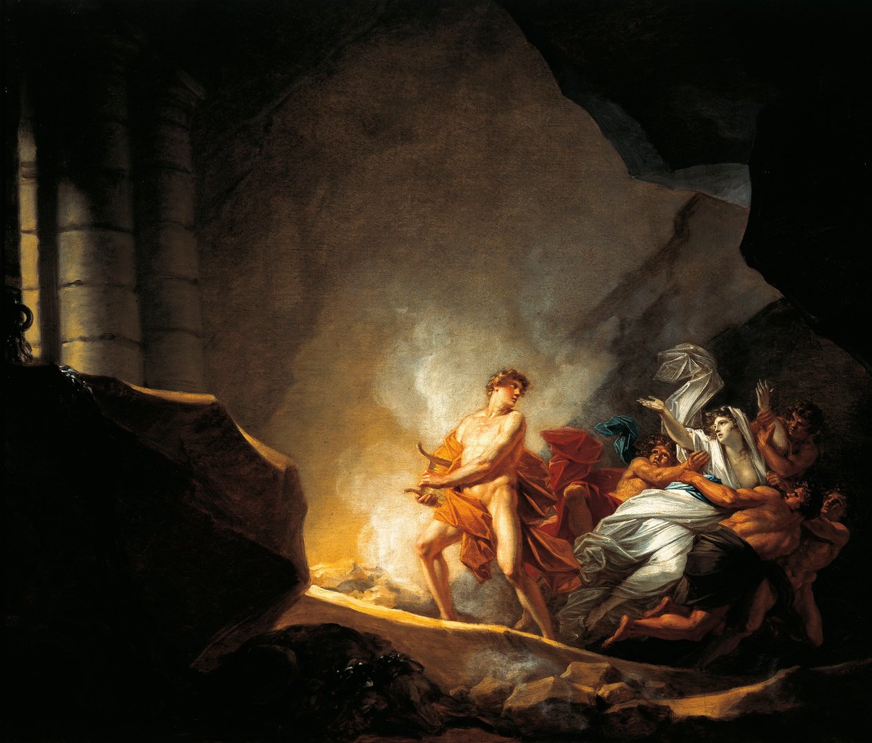 Itävalta, Salzburg, Orpheus ja Eurydice Hadesissa tekijältä Friedrich Heinrich Fuger