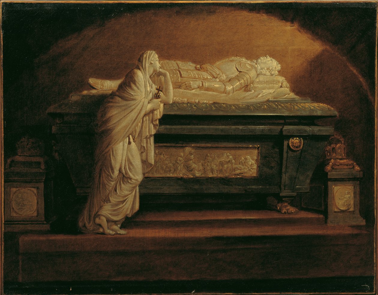 Franz Anton Zaunerin keisari Leopold II:n hauta Augustinian kirkossa tekijältä Friedrich Heinrich Fuger