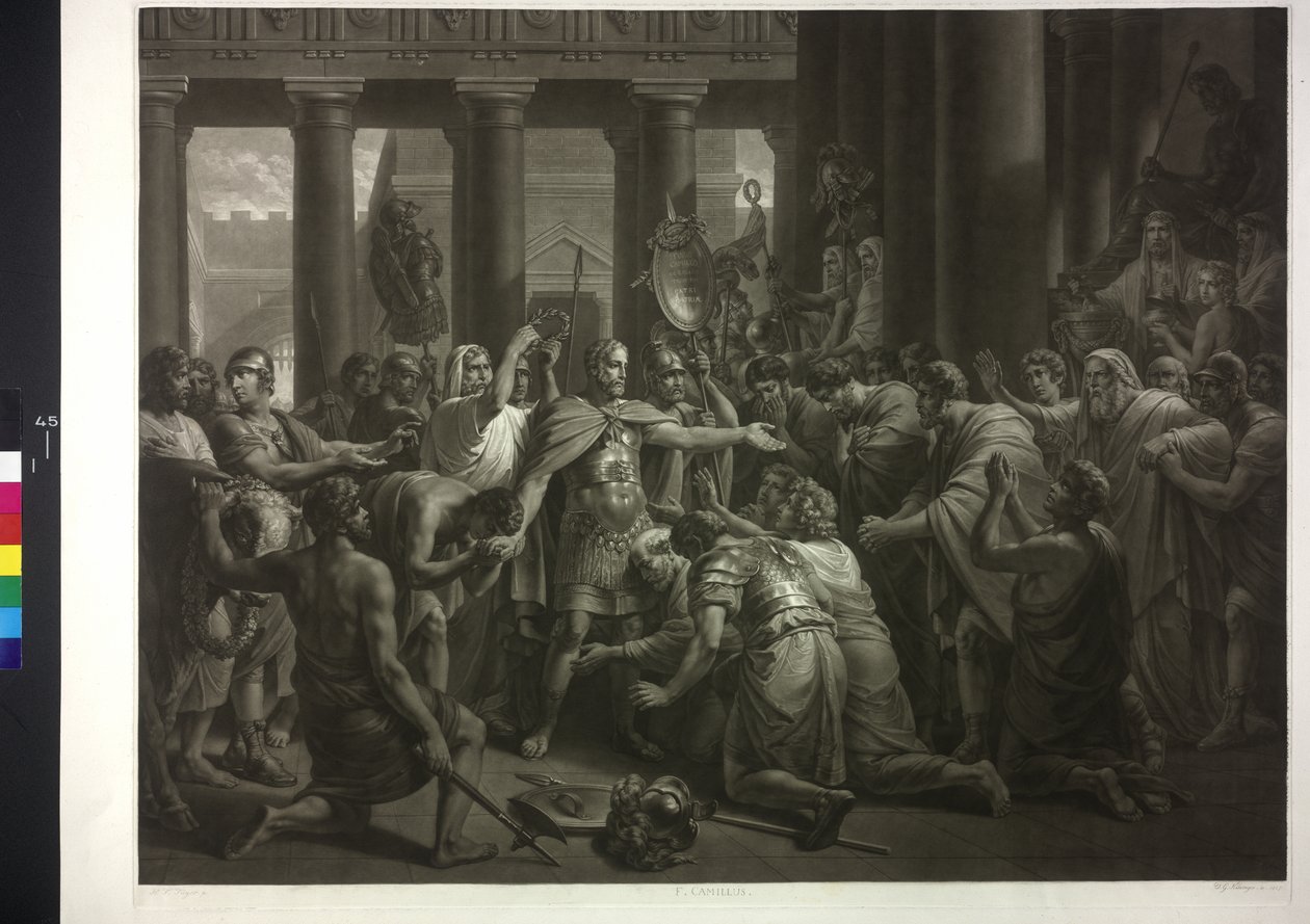 Vuodesta Rooman historia (Livy Camillus on voimamies valitus tekijältä Friedrich Heinrich Fuger