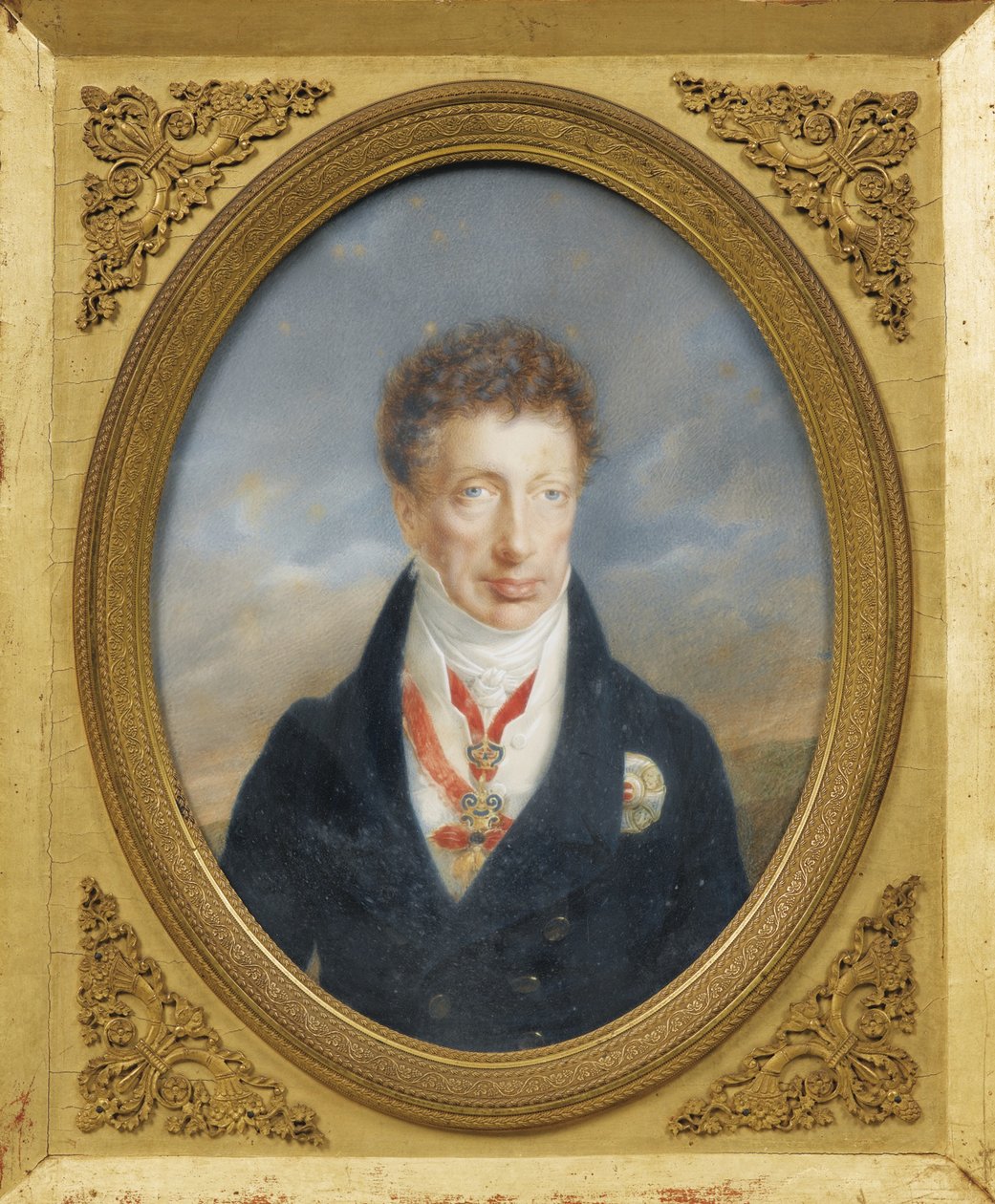 Itävallan arkkiherttua Kaarle 1771-1847, Teschenin herttua, n. 1823 tekijältä Friedrich Johan Gottlieb Lieder