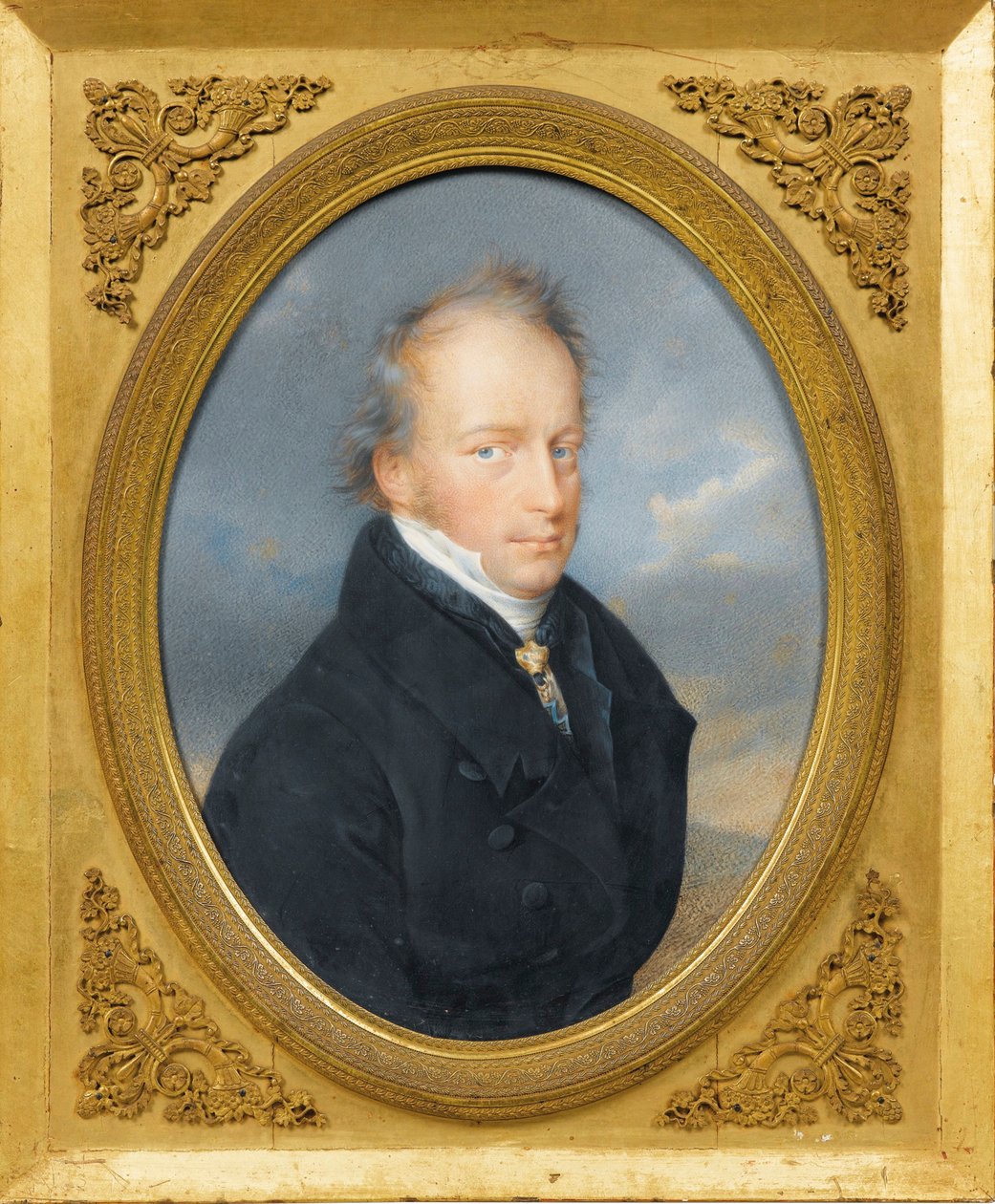 Antoine Victor de Habsburg Lorraine, Itävallan arkkiherttua, Unkarin ruhtinas, de Boheme - Itävallan arkkiherttua Anton Victor (1779-1835), Liederin Lombardian-Venetian varakuningas, Friedrich Johan Gottlieb (1780-1859), - Akvarelli, guassi päällä pahvi, 2 tekijältä Friedrich Johann Gottlieb Lieder