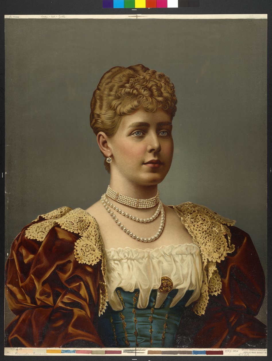 Saksin prinsessa Coburg-Gotha Maria tekijältä Friedrich Kaiser