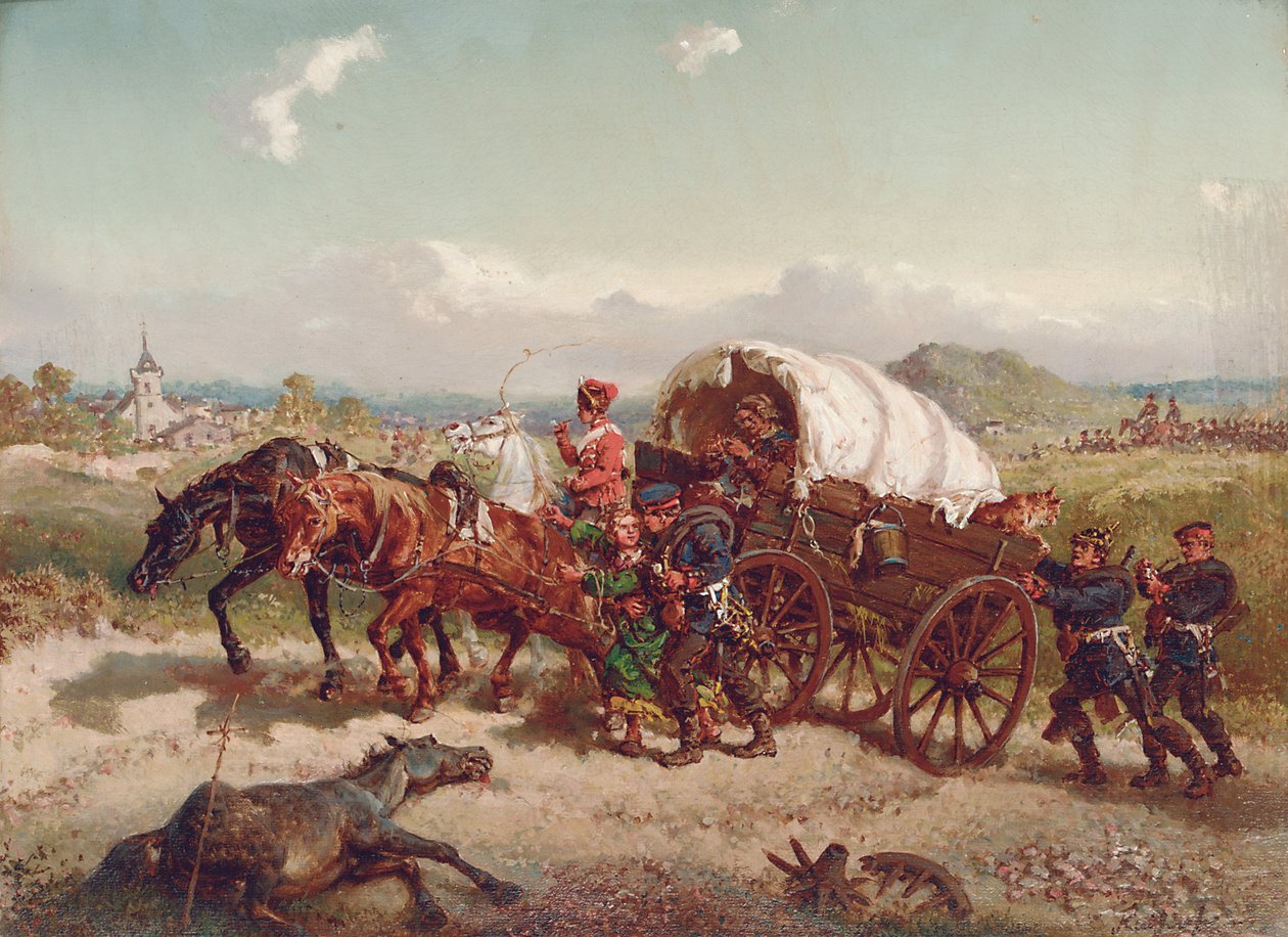 Paluu taistelusta tekijältä Friedrich Kaiser