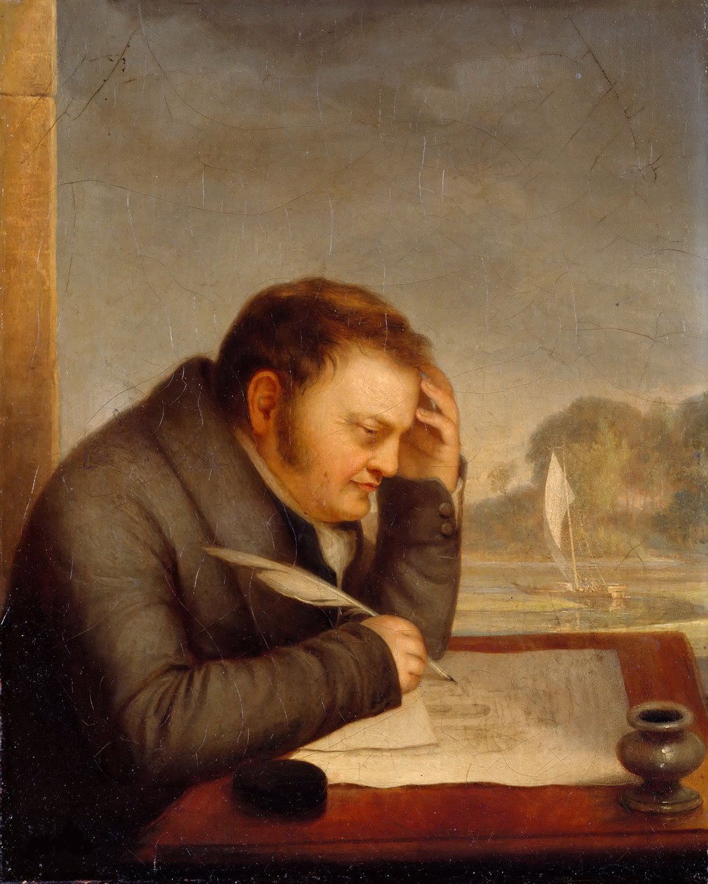 Karl Friedrich von Rumohrin muotokuva 1785-1843, 1823-1827. tekijältä Friedrich Nerly