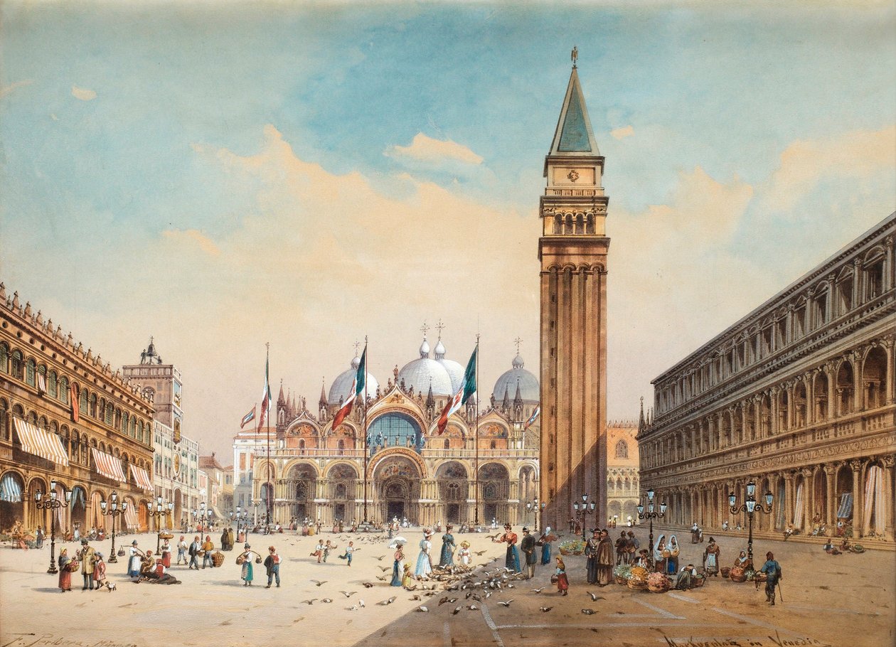 Piazza di San Marco, Venetsia, Friedrich Perlberg tekijältä Friedrich Perlberg
