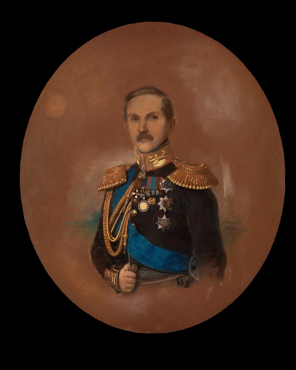 Kreivi Pjotr Kleinmichelin muotokuva 1793-1869 tekijältä Friedrich Randel