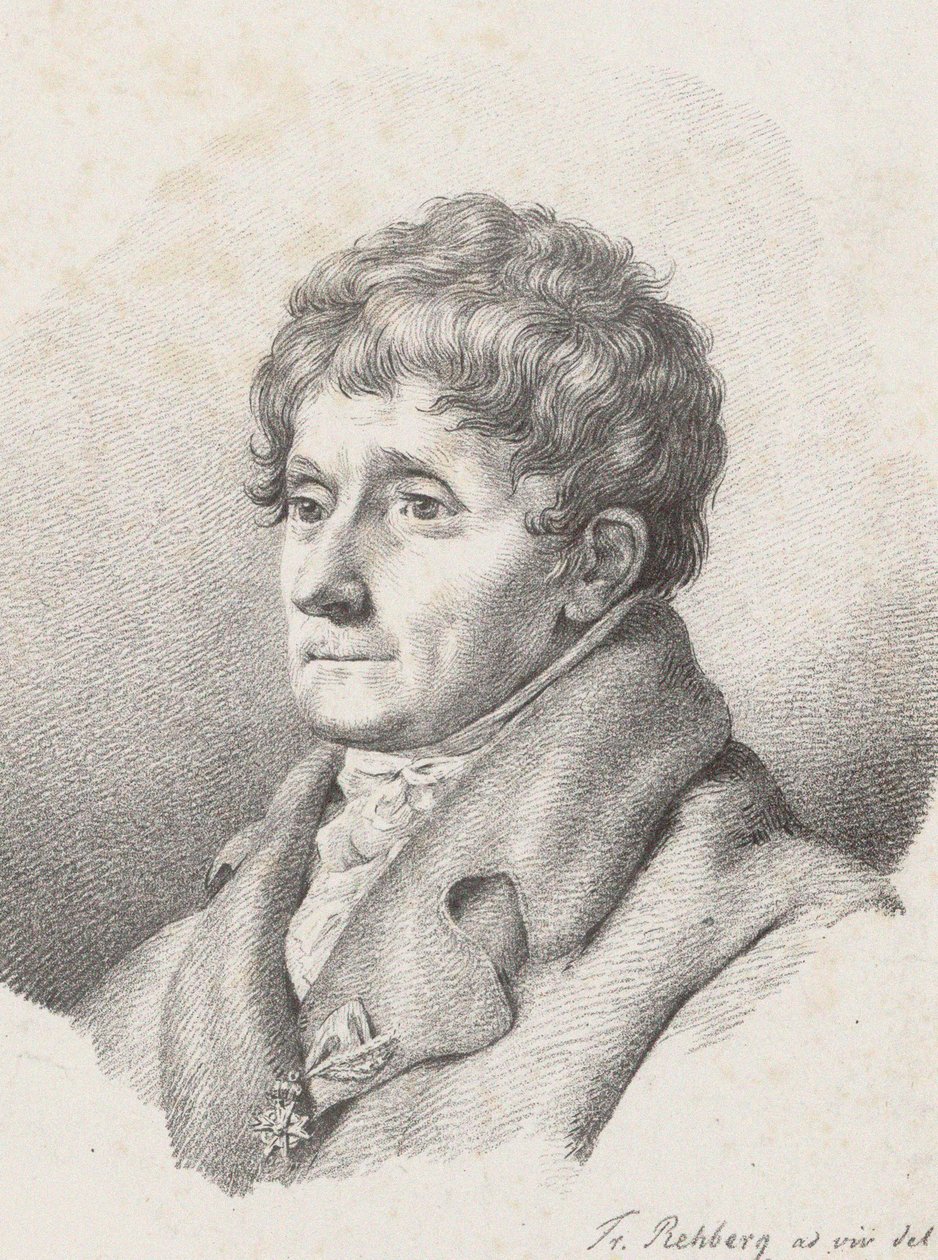 Säveltäjä Antonio Salierin muotokuva 1750-1825, 1821. tekijältä Friedrich Rehberg