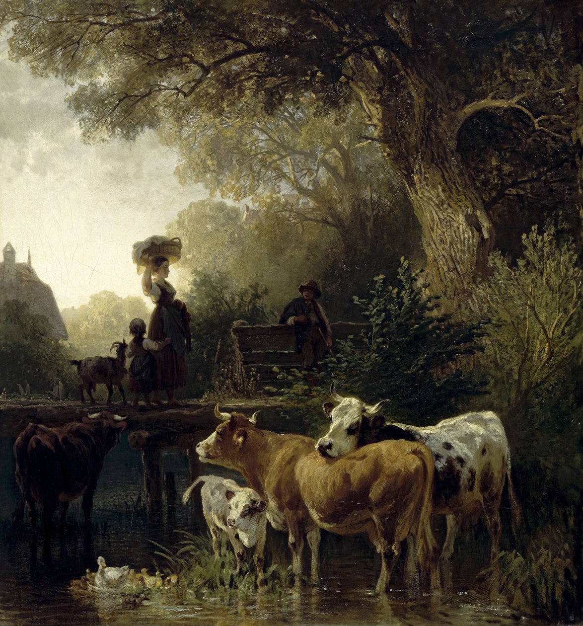 pesunainen purolla tekijältä Friedrich Voltz