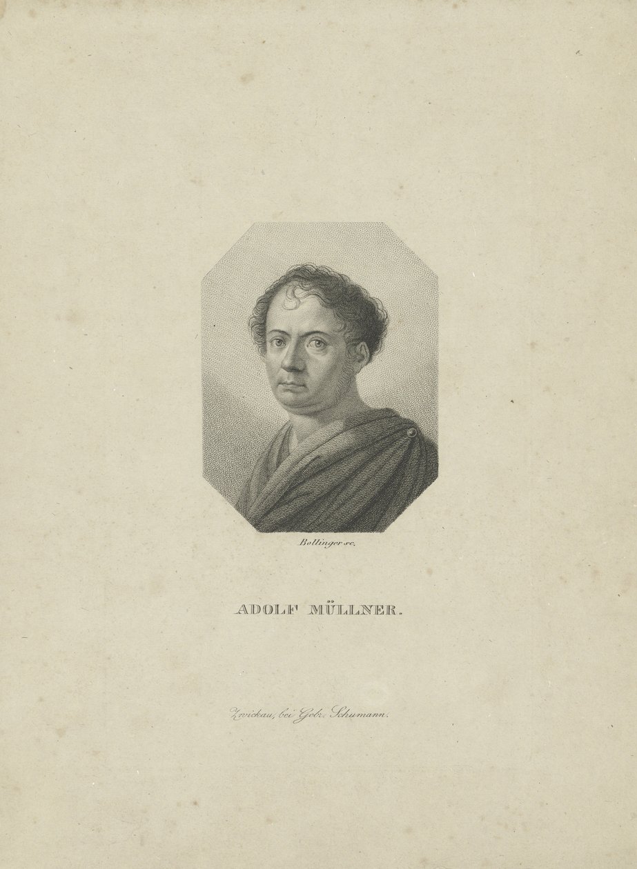 Amandus Gottfried Adolf Muellner 1774-1829, noin 1820. tekijältä Friedrich Wilhelm Bollinger
