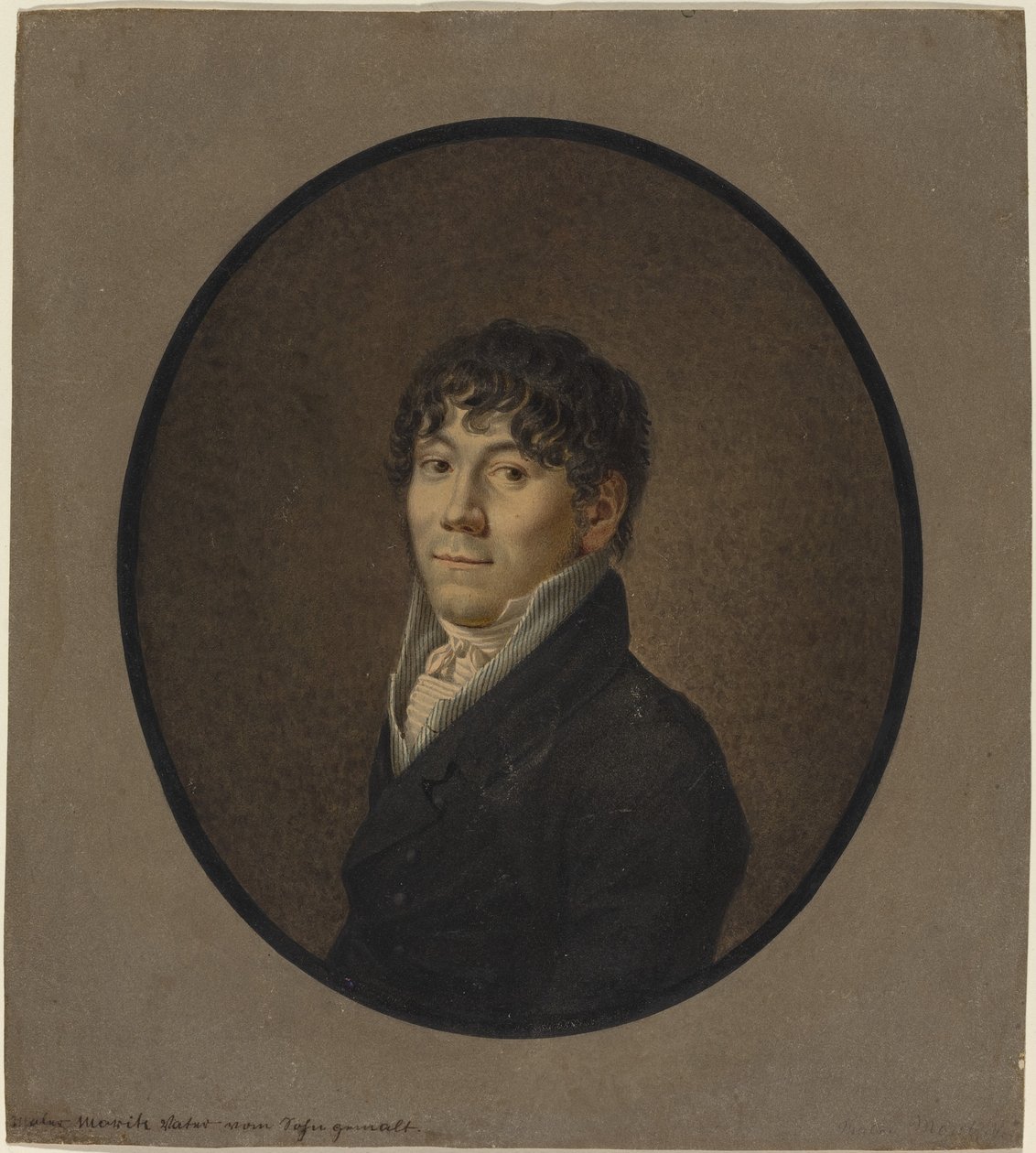Taiteilijan isän muotokuva tekijältä Friedrich Wilhelm Moritz