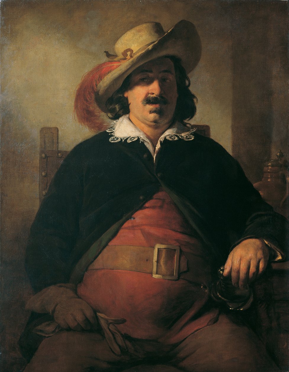 Maisemamaalari Ignaz Raffalt Falstaffina tekijältä Friedrich von Amerling