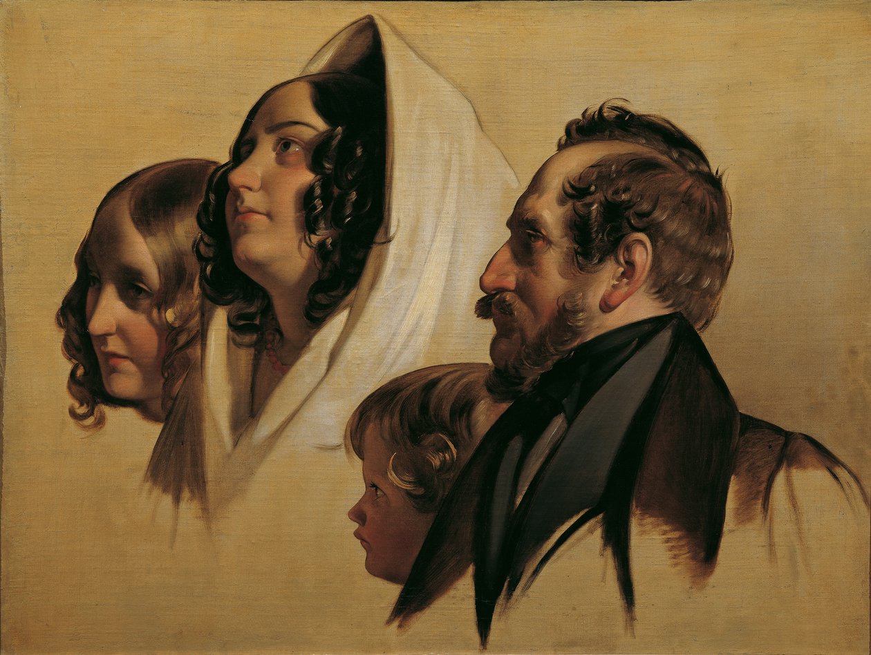 Johann Graf von Majláthin perhe tekijältä Friedrich von Amerling
