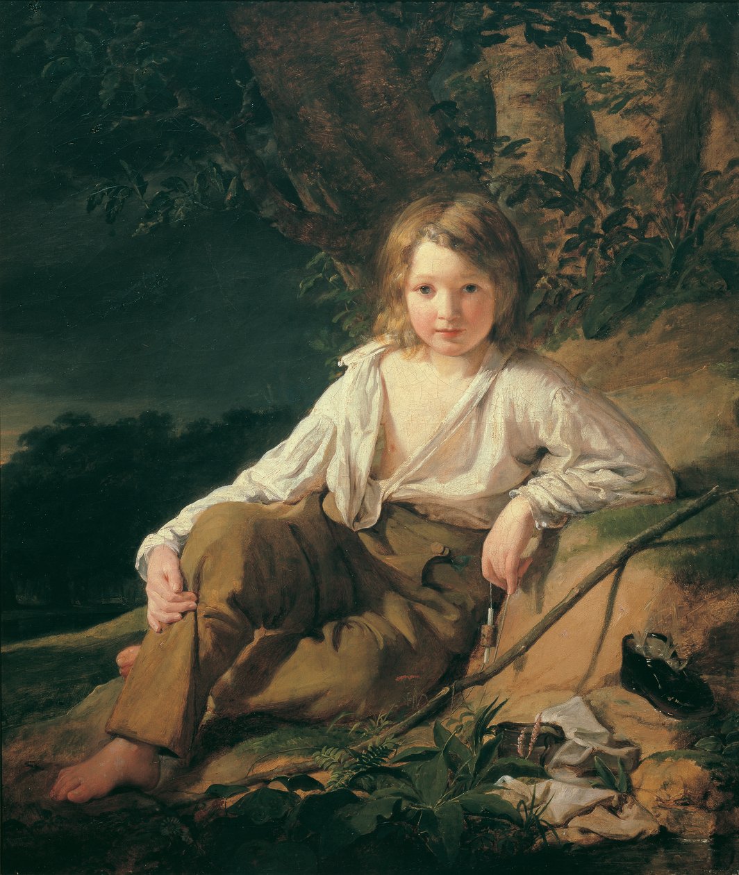 Kalastajapoika tekijältä Friedrich von Amerling